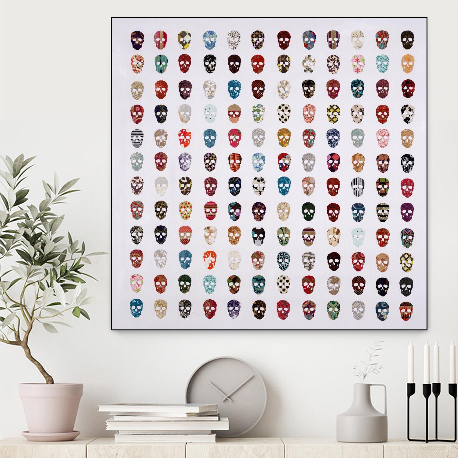 Gorgeous Crowd by Daleno Art on GIANT ART - red abstract