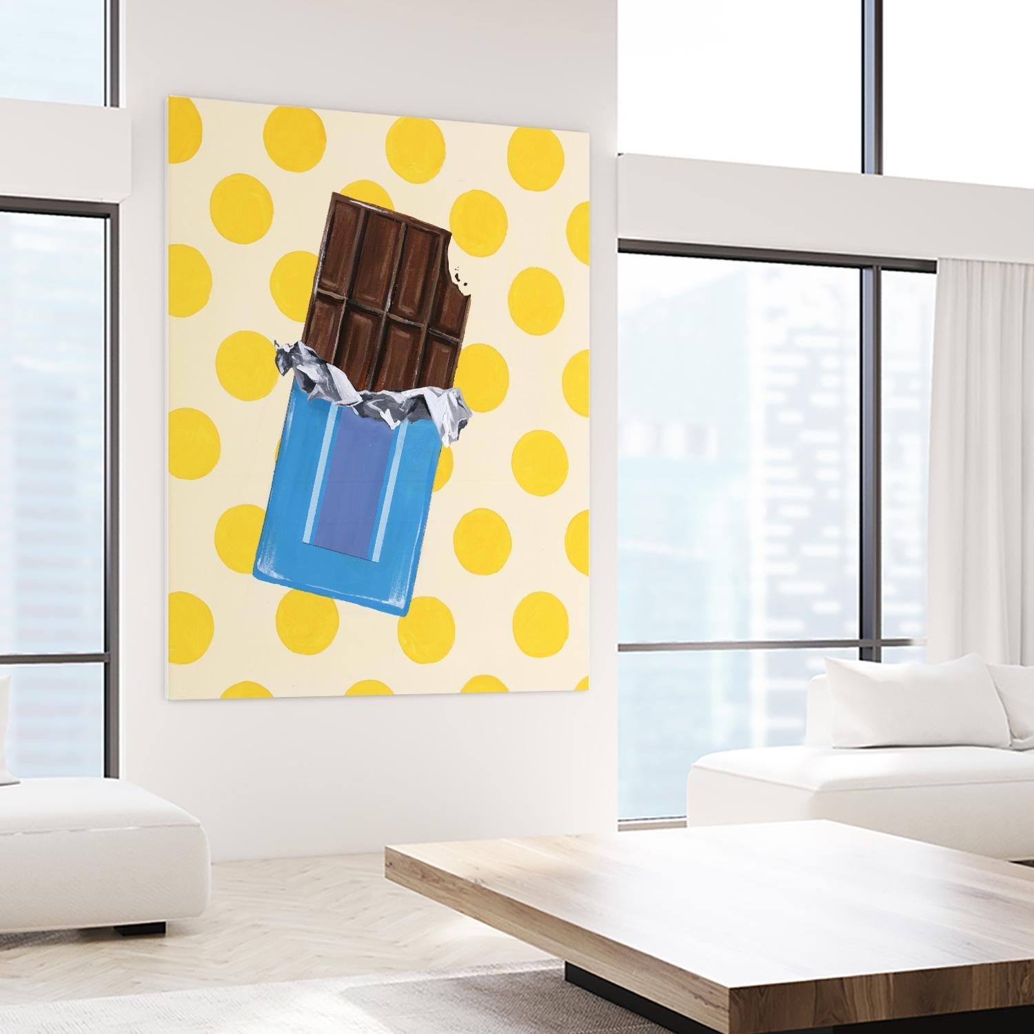 Daily Cravings I by Daleno Art on GIANT ART - blue abstract abstrait