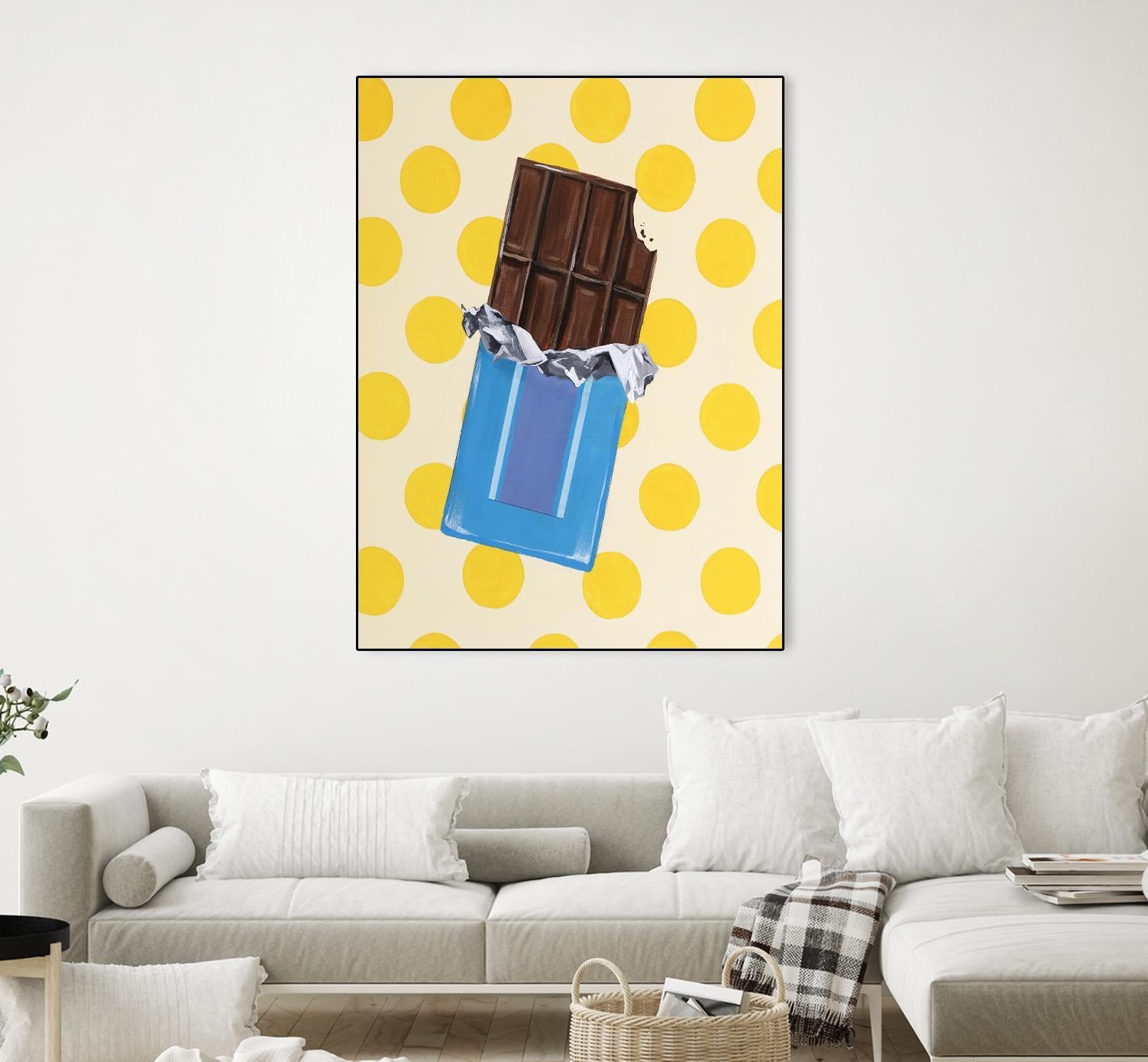 Daily Cravings I by Daleno Art on GIANT ART - blue abstract abstrait