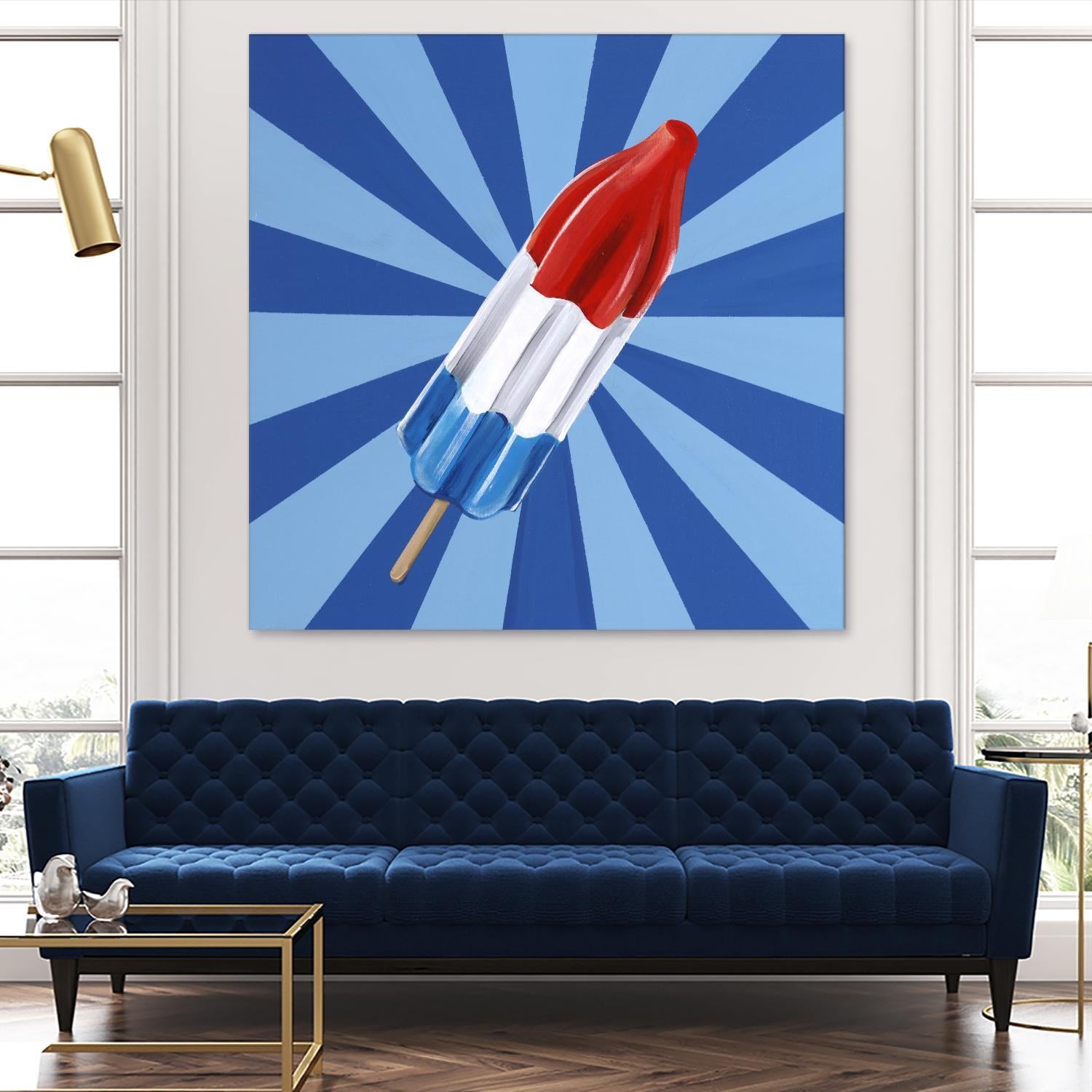 Daily Cravings VI by Daleno Art on GIANT ART - red abstract popsicle