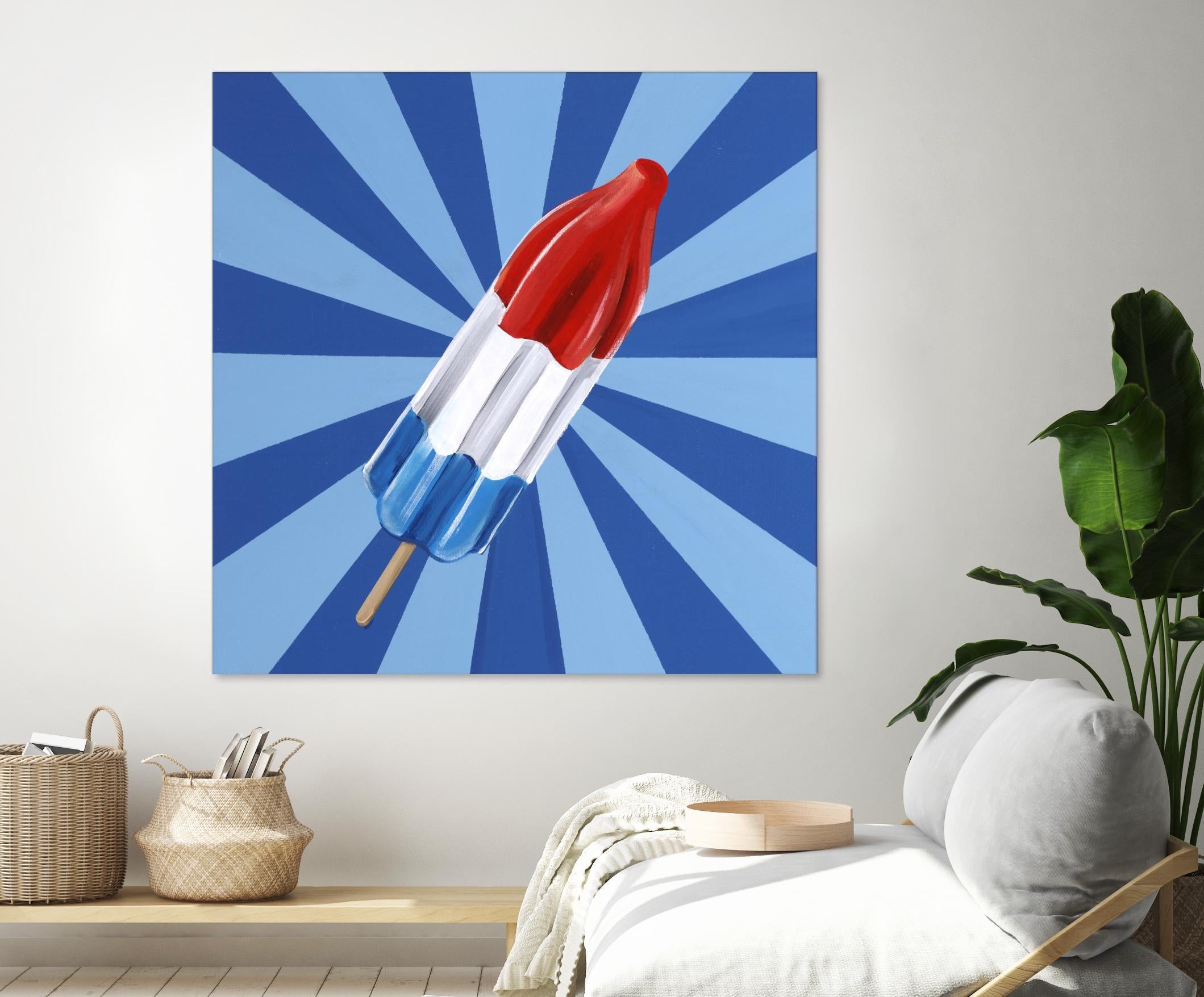 Daily Cravings VI by Daleno Art on GIANT ART - red abstract popsicle