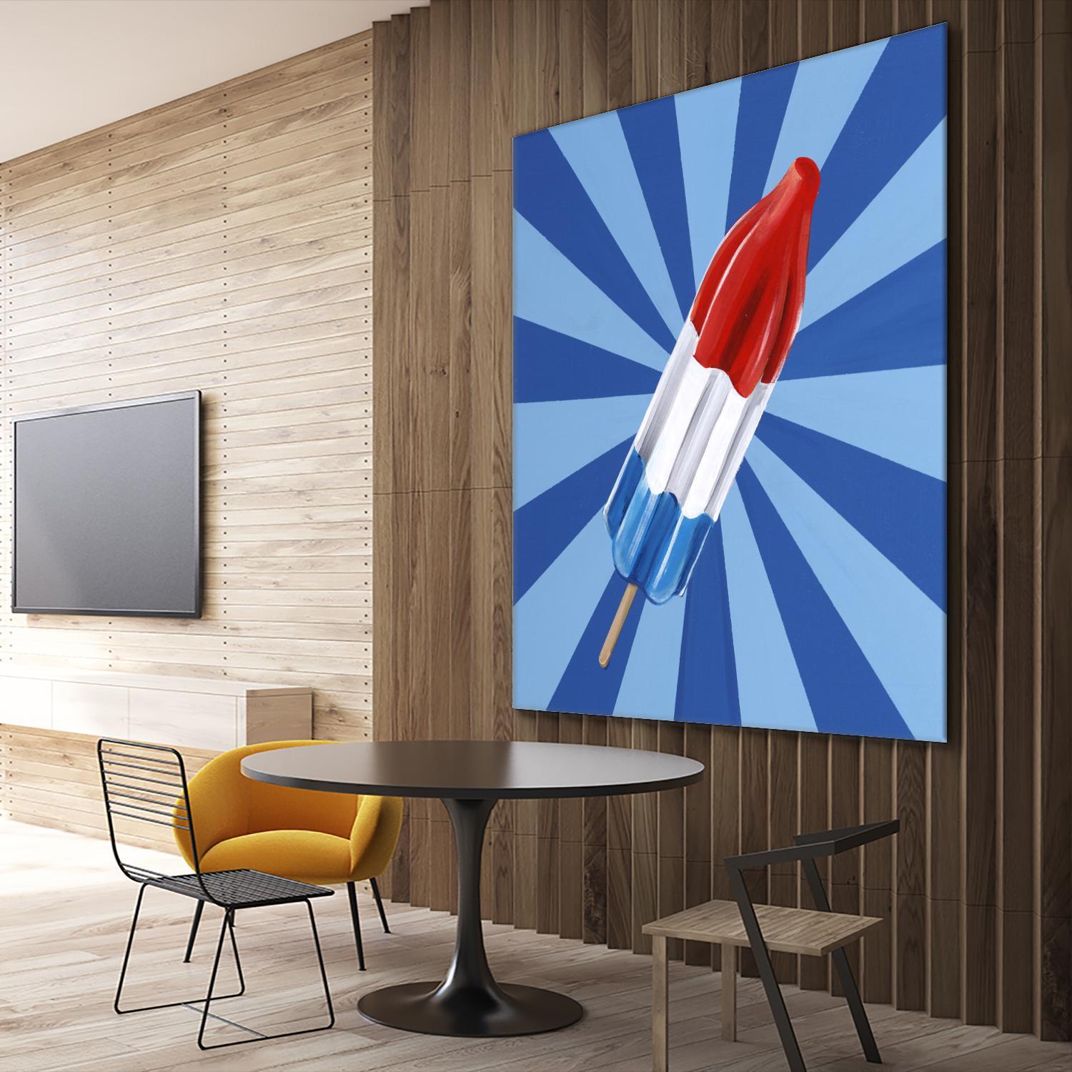 Daily Cravings VI by Daleno Art on GIANT ART - red abstract popsicle
