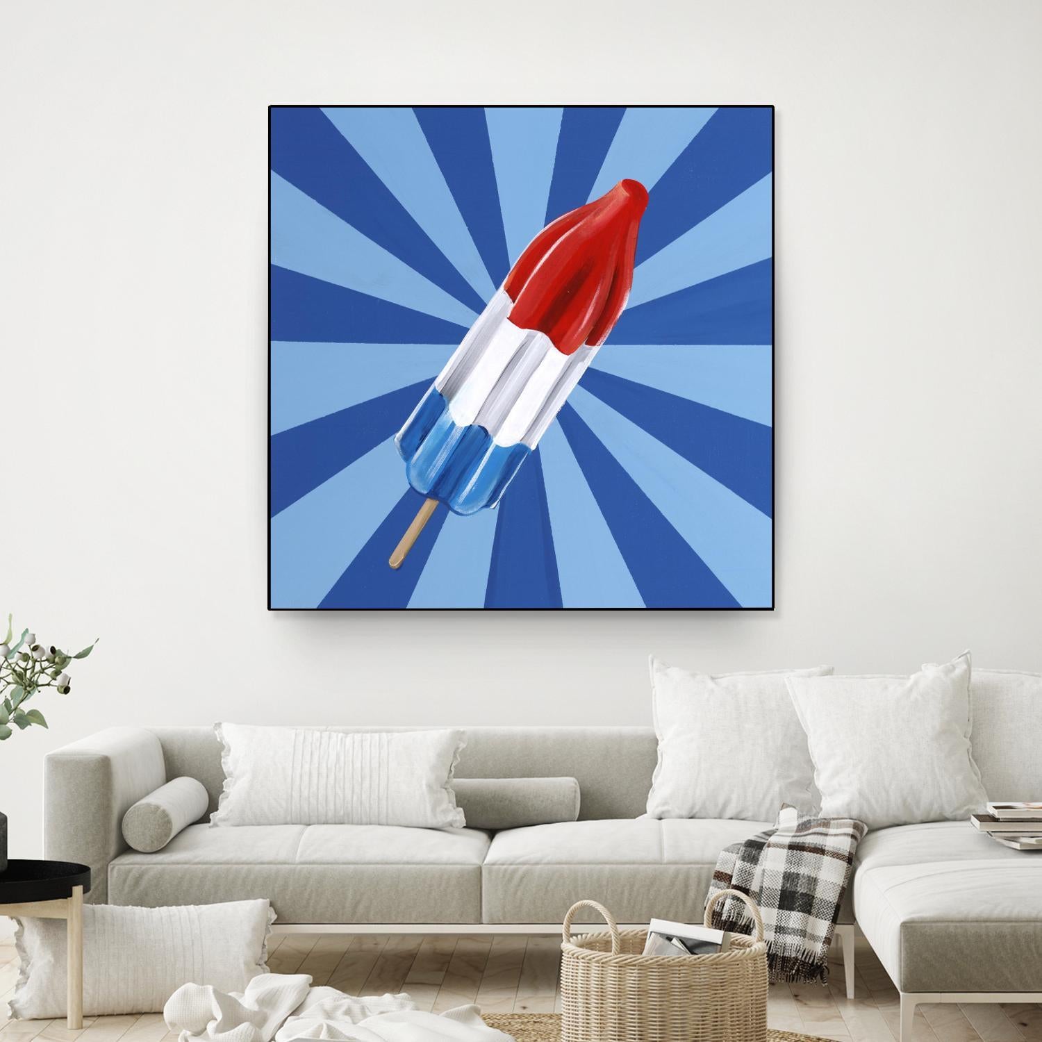 Daily Cravings VI by Daleno Art on GIANT ART - red abstract popsicle