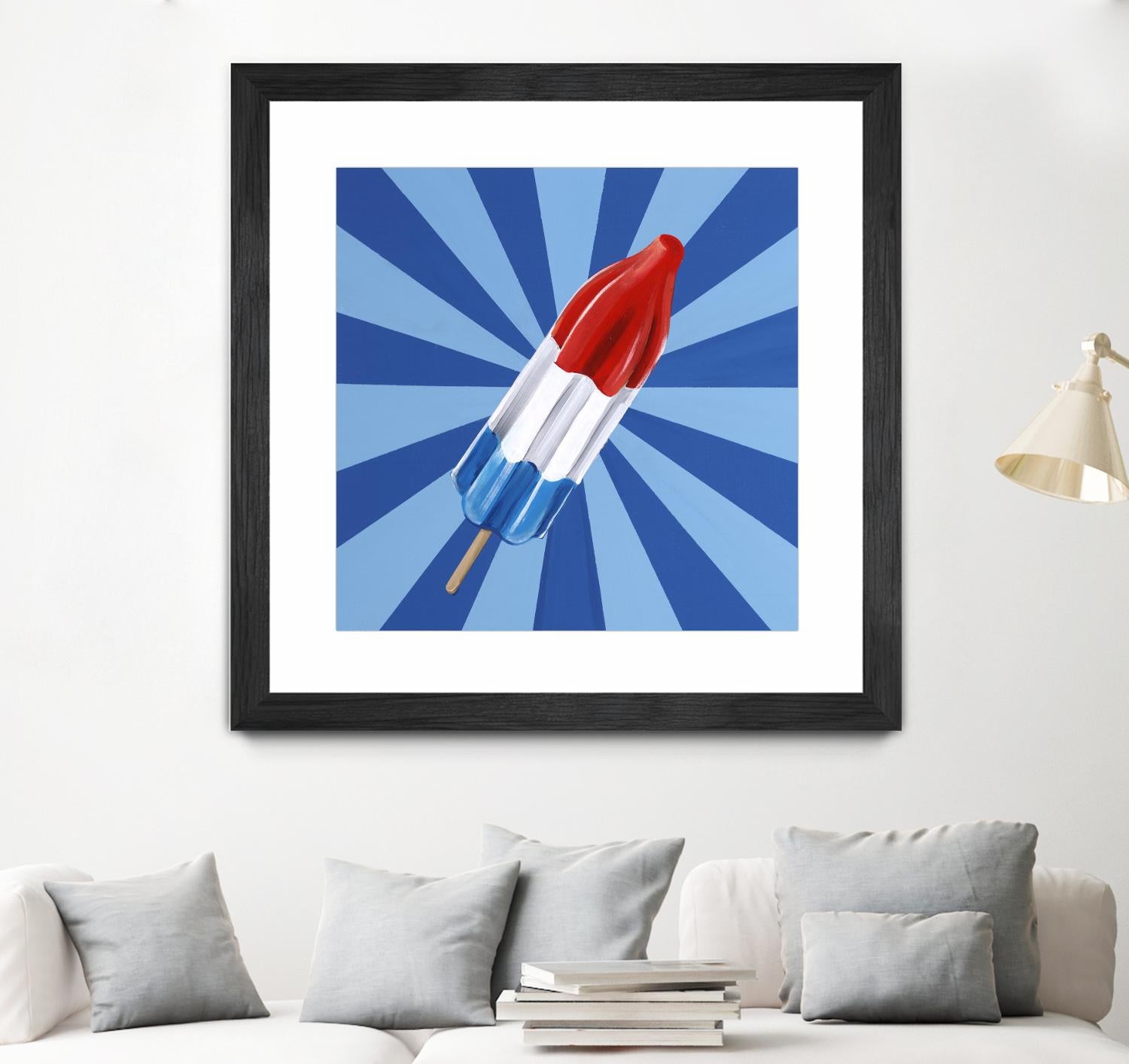 Daily Cravings VI by Daleno Art on GIANT ART - red abstract popsicle