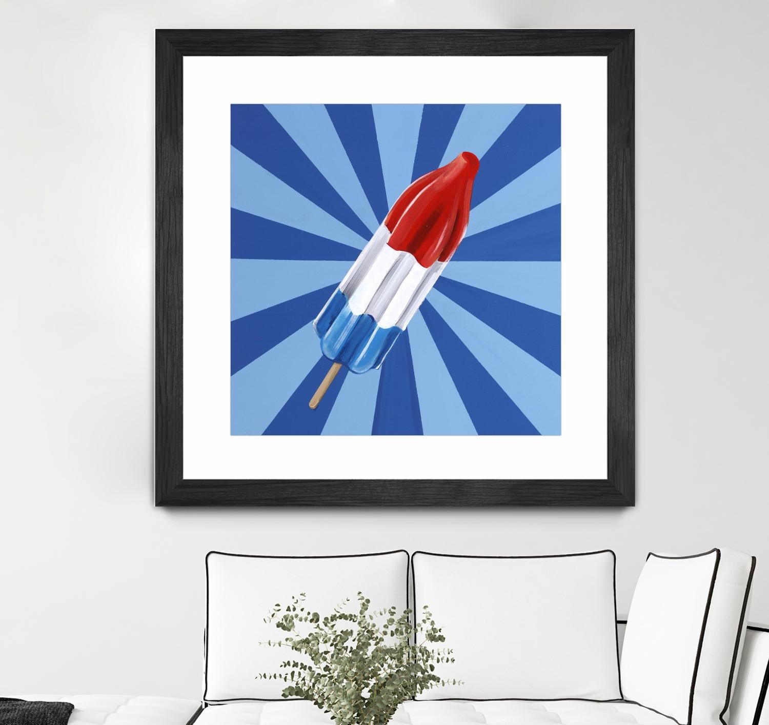 Daily Cravings VI by Daleno Art on GIANT ART - red abstract popsicle