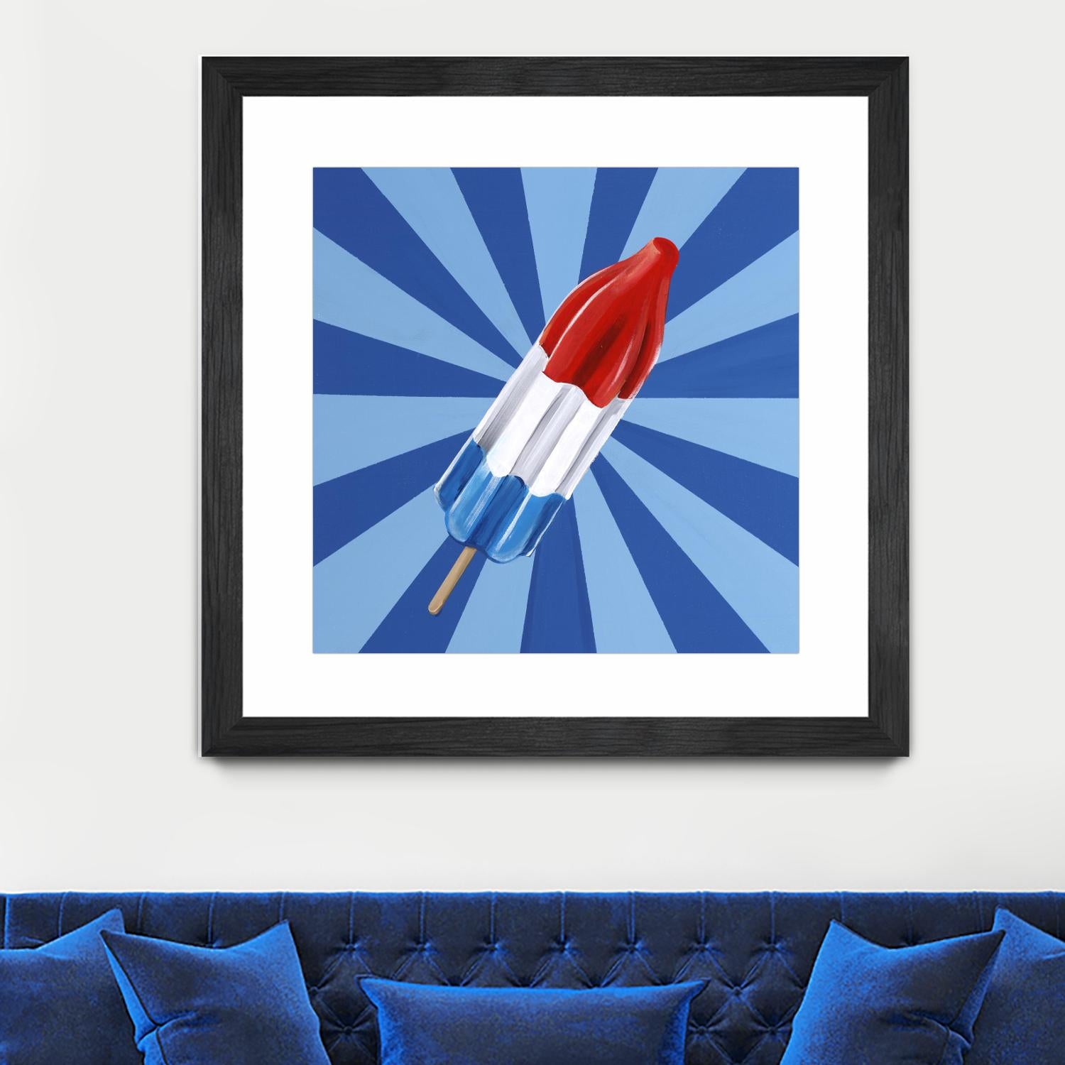 Daily Cravings VI by Daleno Art on GIANT ART - red abstract popsicle