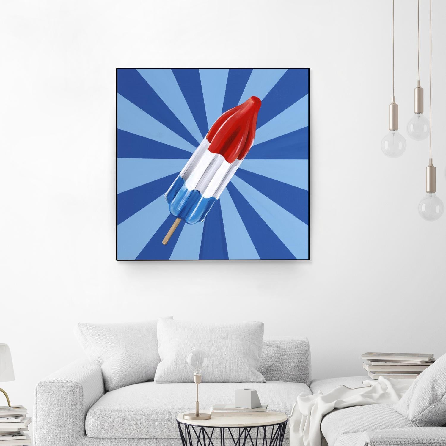 Daily Cravings VI by Daleno Art on GIANT ART - red abstract popsicle