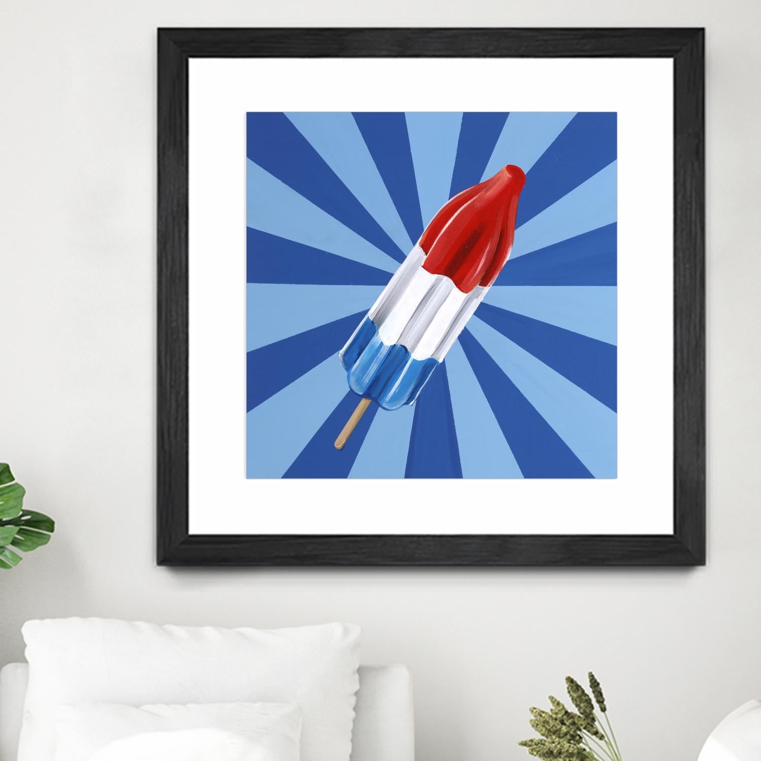 Daily Cravings VI by Daleno Art on GIANT ART - red abstract popsicle