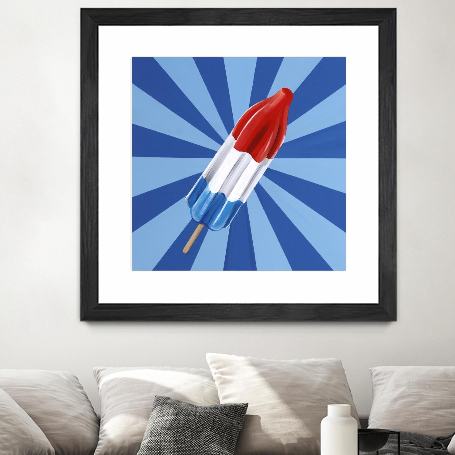 Daily Cravings VI by Daleno Art on GIANT ART - red abstract popsicle