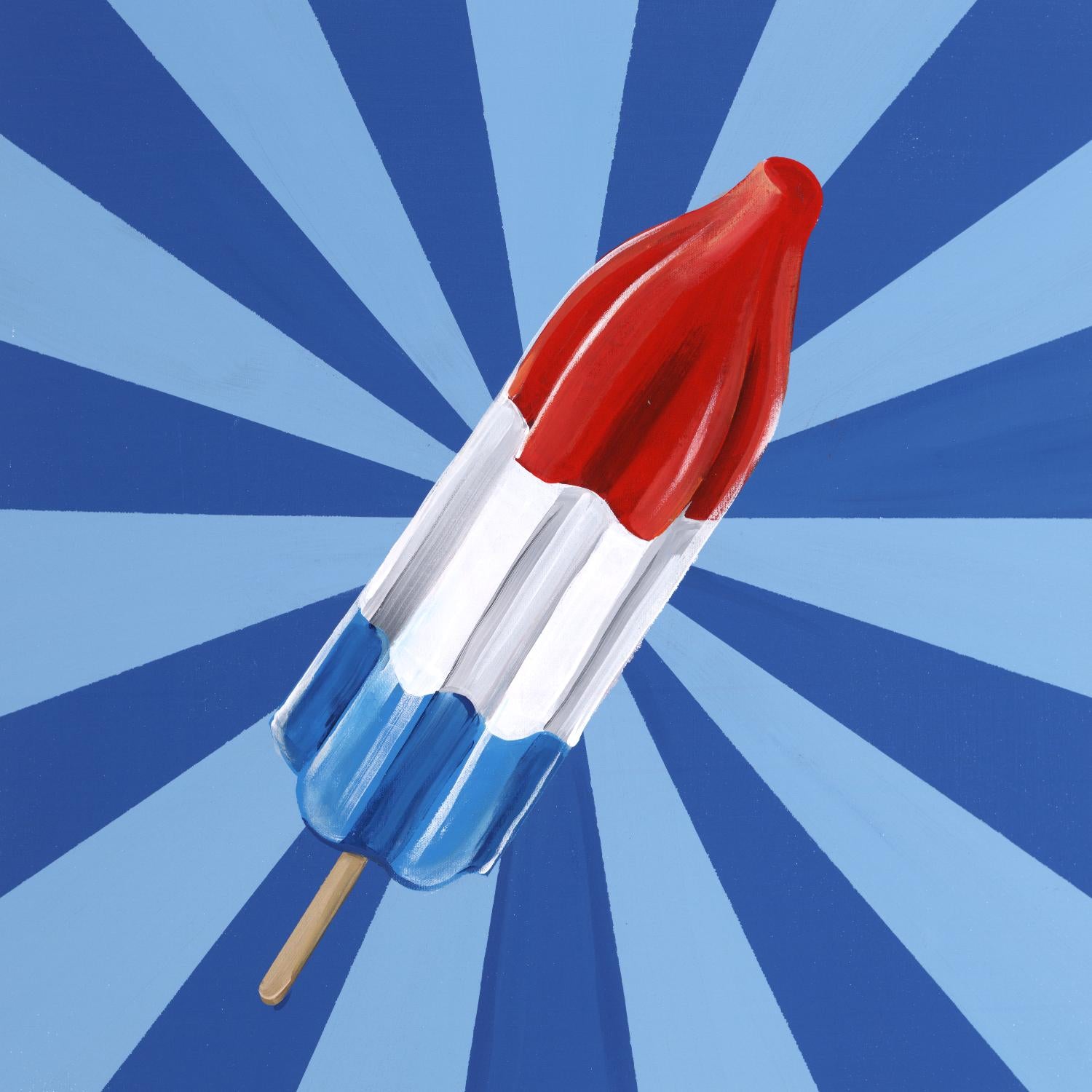 Daily Cravings VI by Daleno Art on GIANT ART - red abstract popsicle