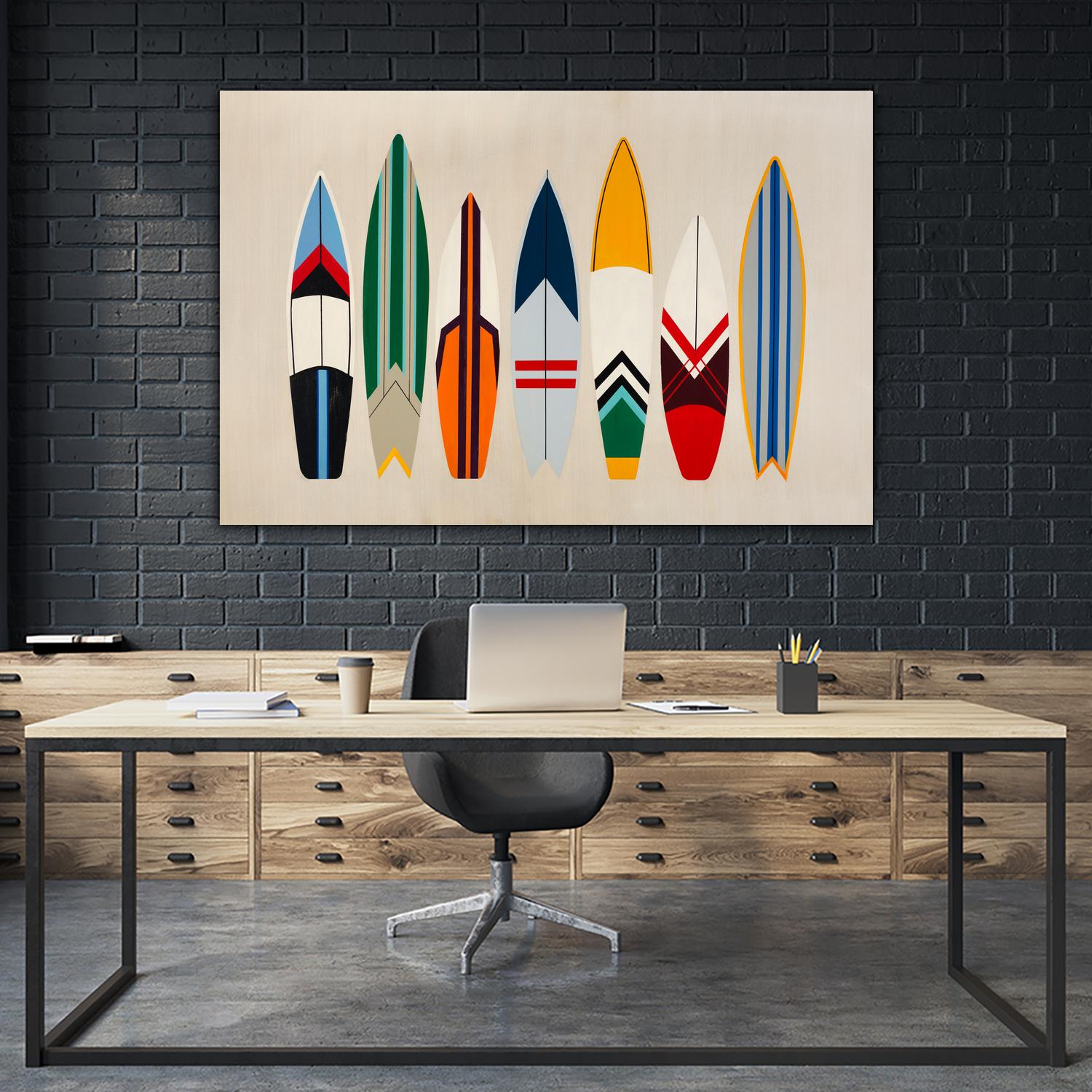 Hip to Be Me II by Daleno Art on GIANT ART - orange digital surf