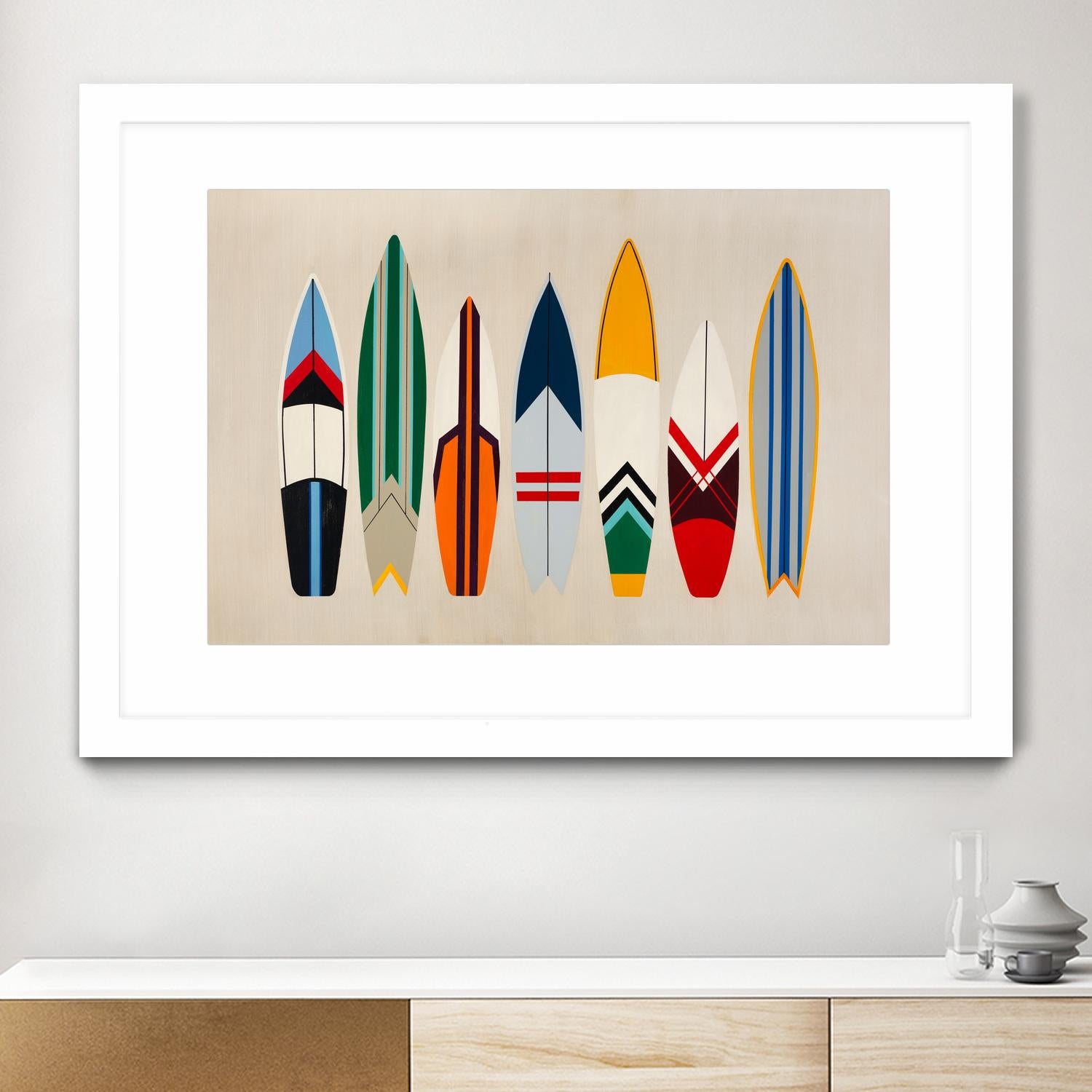 Hip to Be Me II by Daleno Art on GIANT ART - orange digital surf