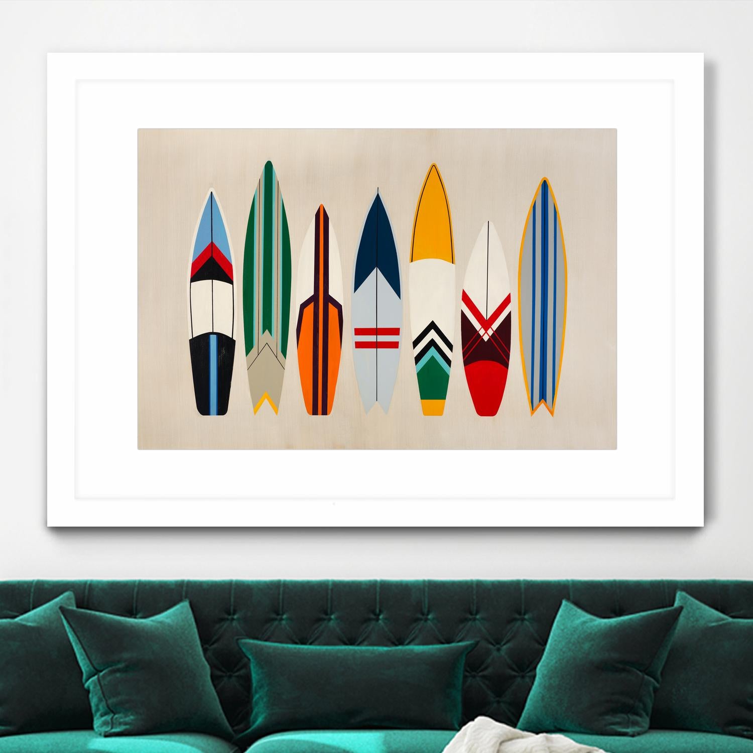 Hip to Be Me II by Daleno Art on GIANT ART - orange digital surf