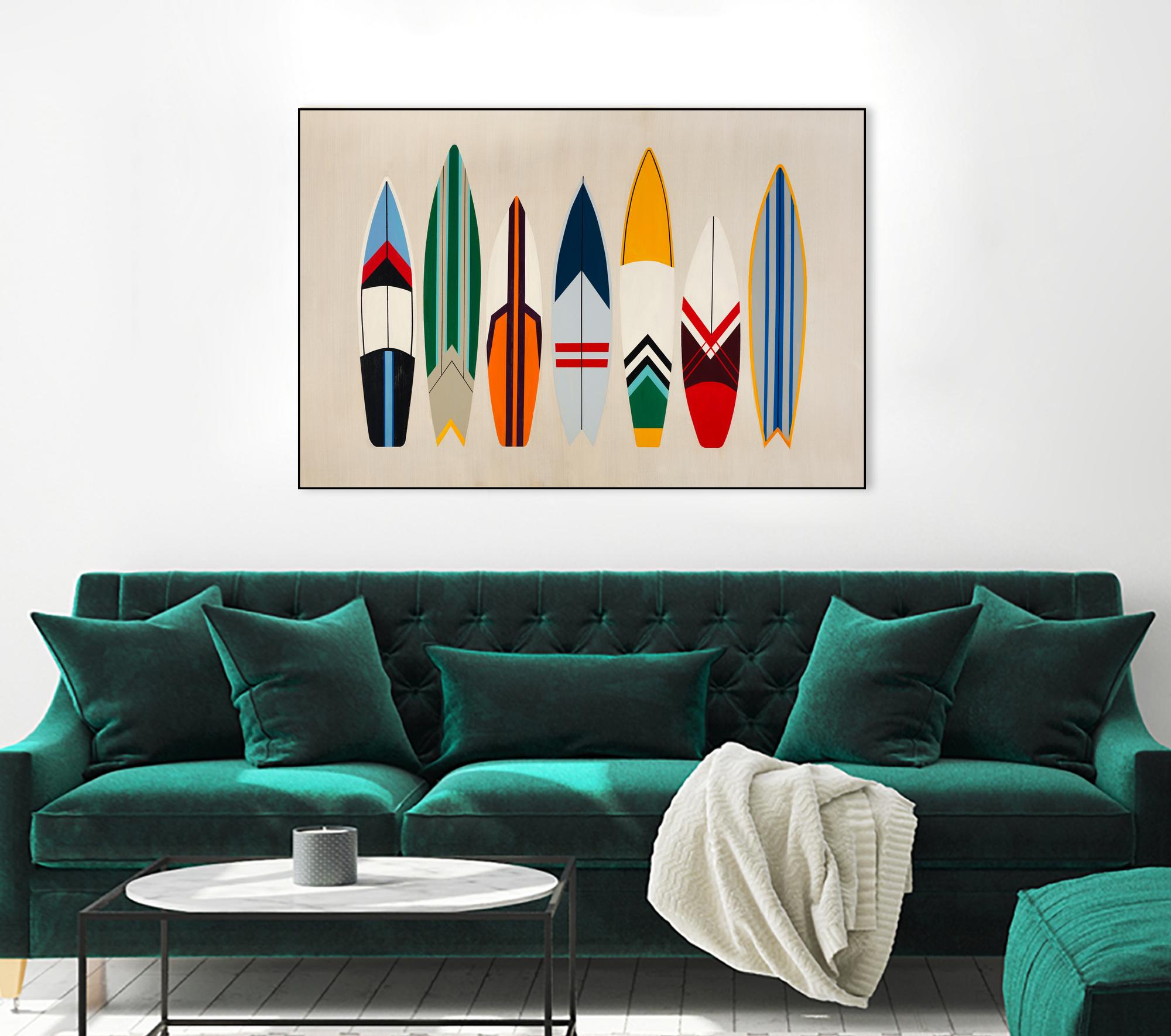 Hip to Be Me II by Daleno Art on GIANT ART - orange digital surf