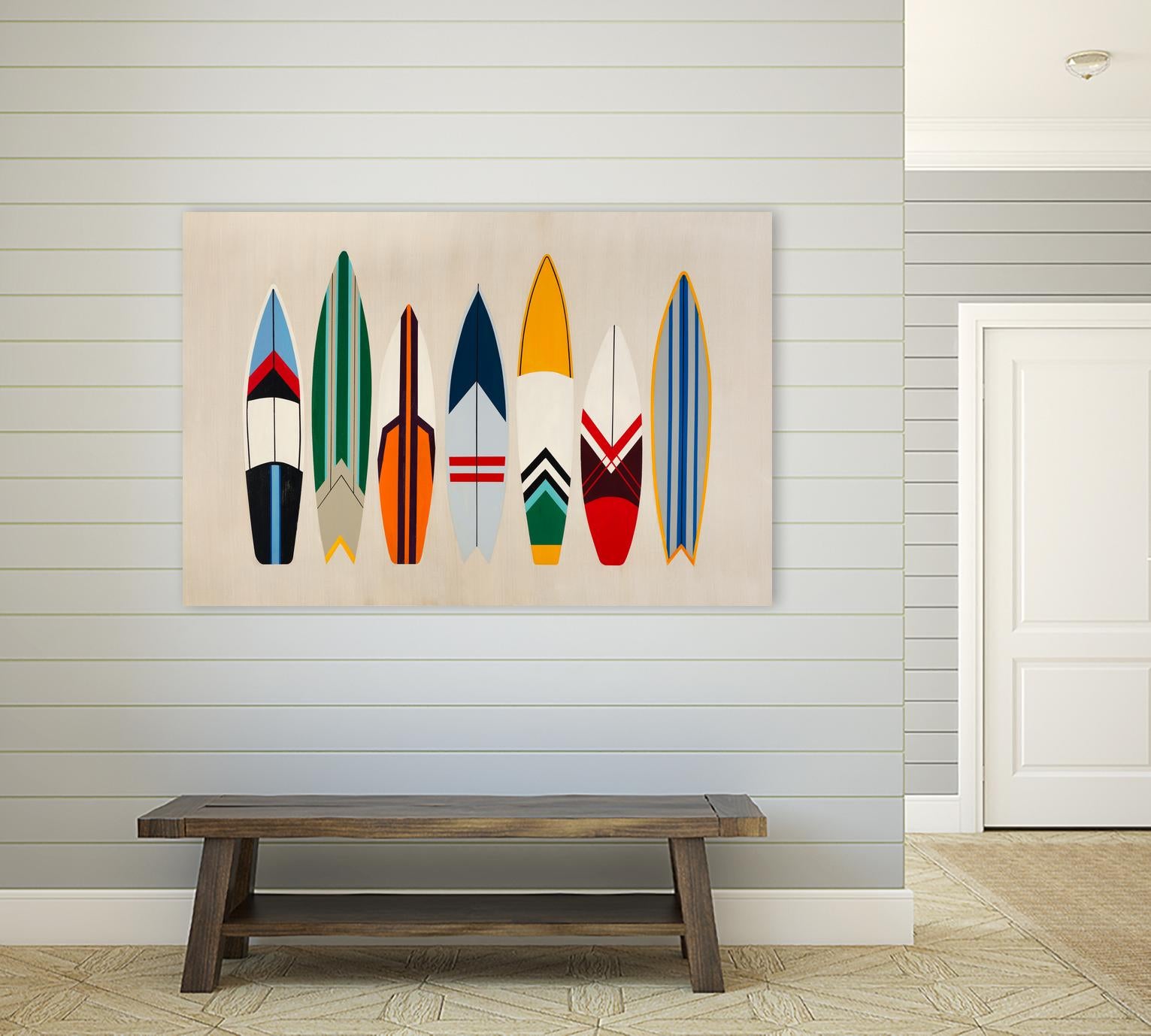 Hip to Be Me II by Daleno Art on GIANT ART - orange digital surf