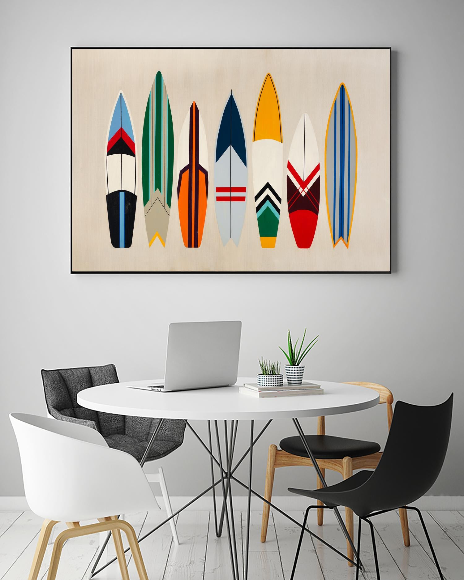 Hip to Be Me II by Daleno Art on GIANT ART - orange digital surf