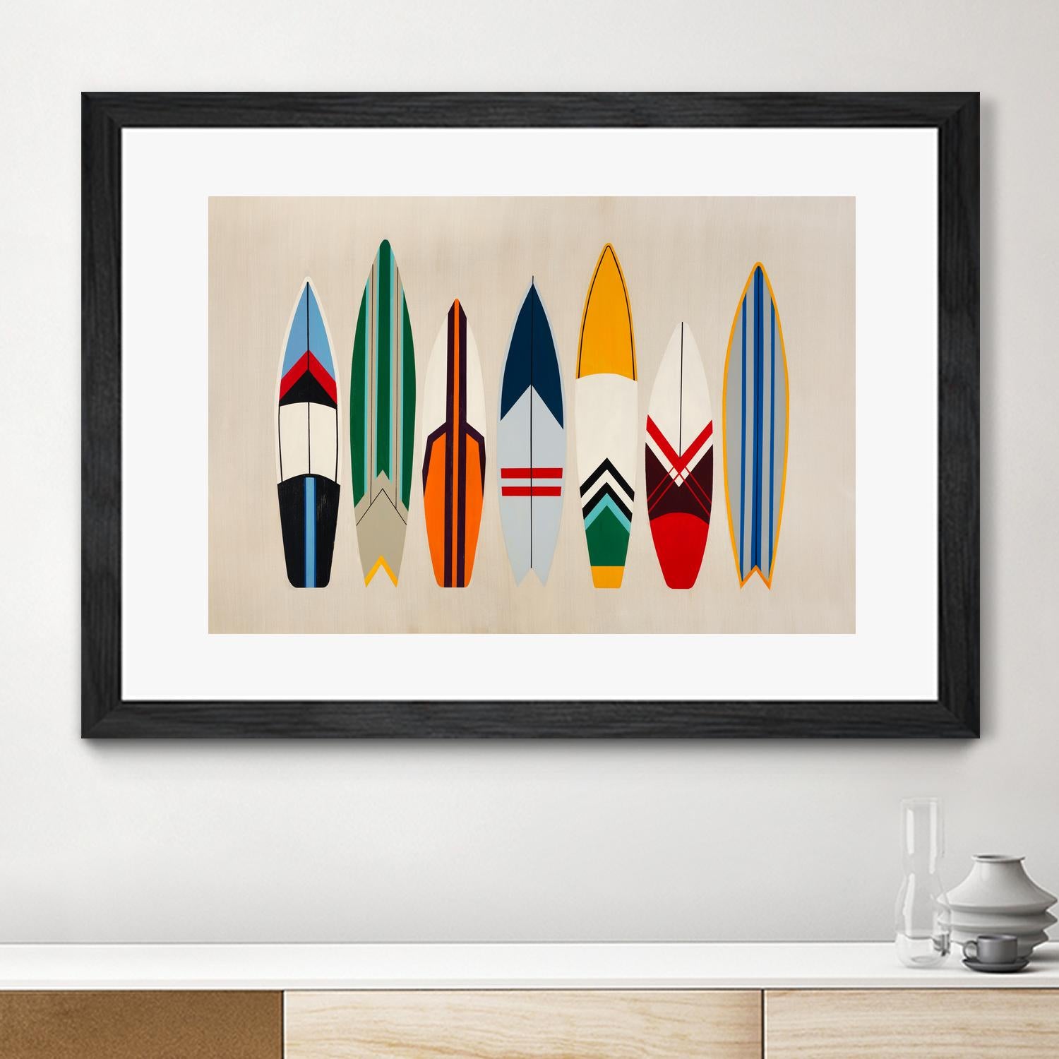 Hip to Be Me II by Daleno Art on GIANT ART - orange digital surf