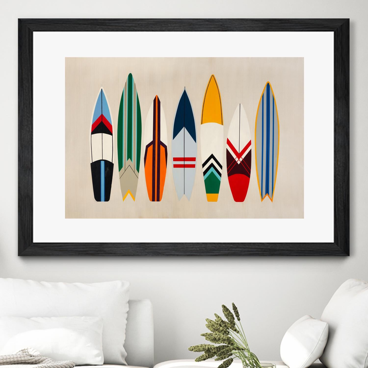 Hip to Be Me II by Daleno Art on GIANT ART - orange digital surf