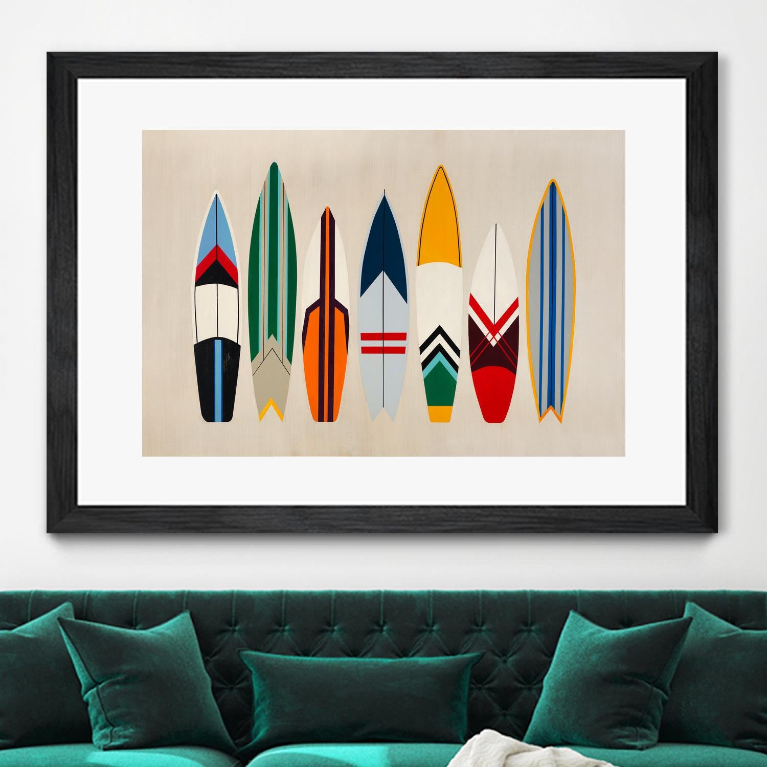 Hip to Be Me II by Daleno Art on GIANT ART - orange digital surf