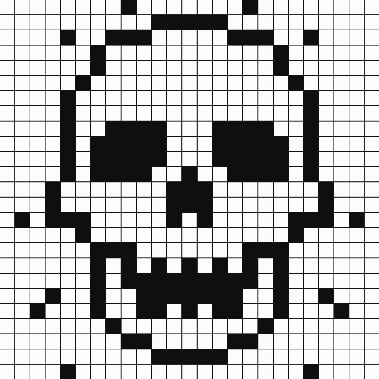 Crossed my Mind by Daleno Art on GIANT ART - white black&white skeleton