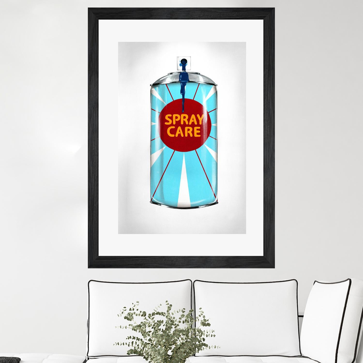 Public Expression II by Daleno Art on GIANT ART - red typography spray can