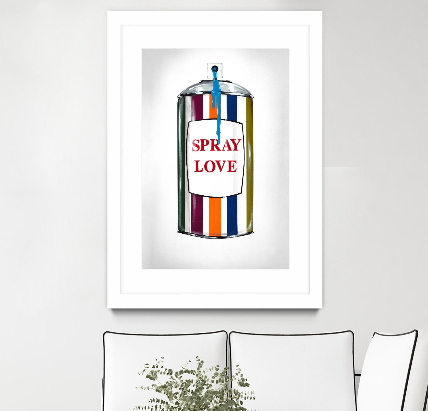 Public Expression V by Daleno Art on GIANT ART - orange typography love