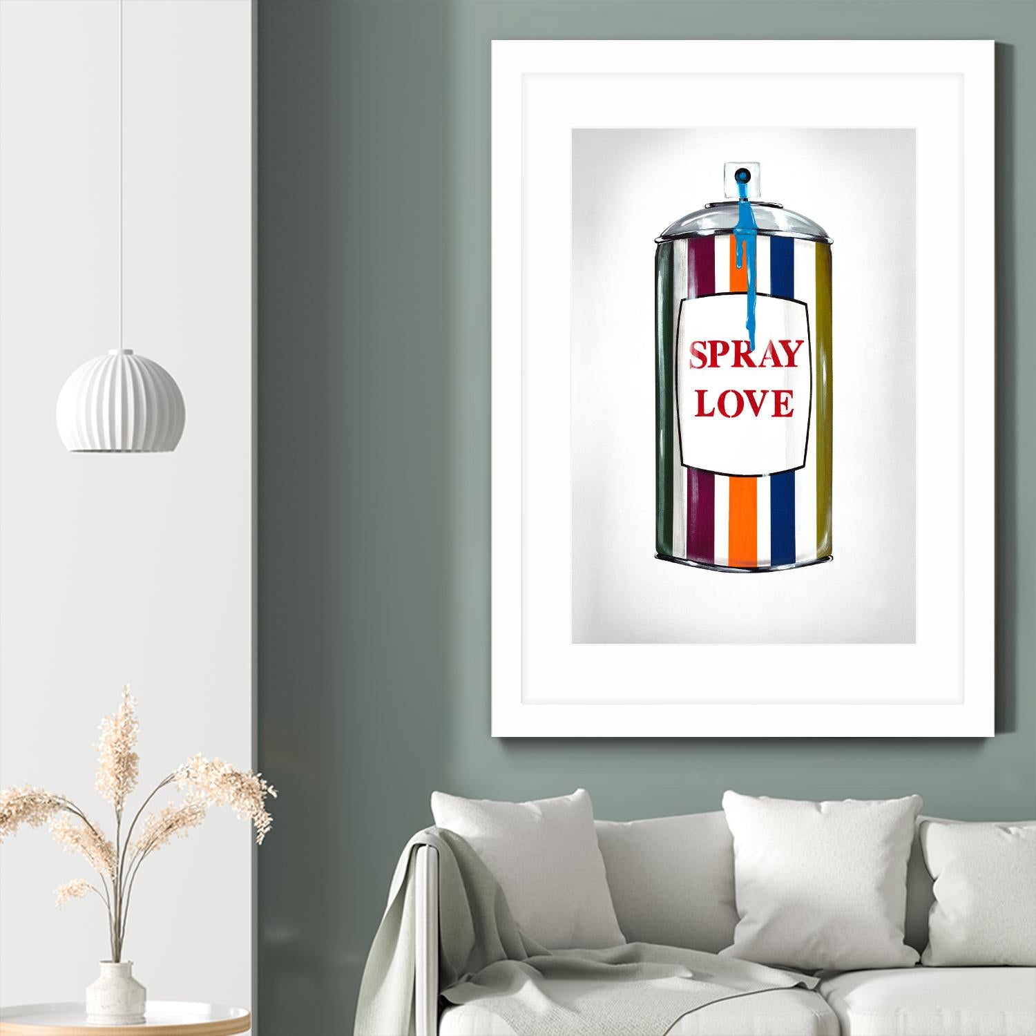 Public Expression V by Daleno Art on GIANT ART - orange typography love