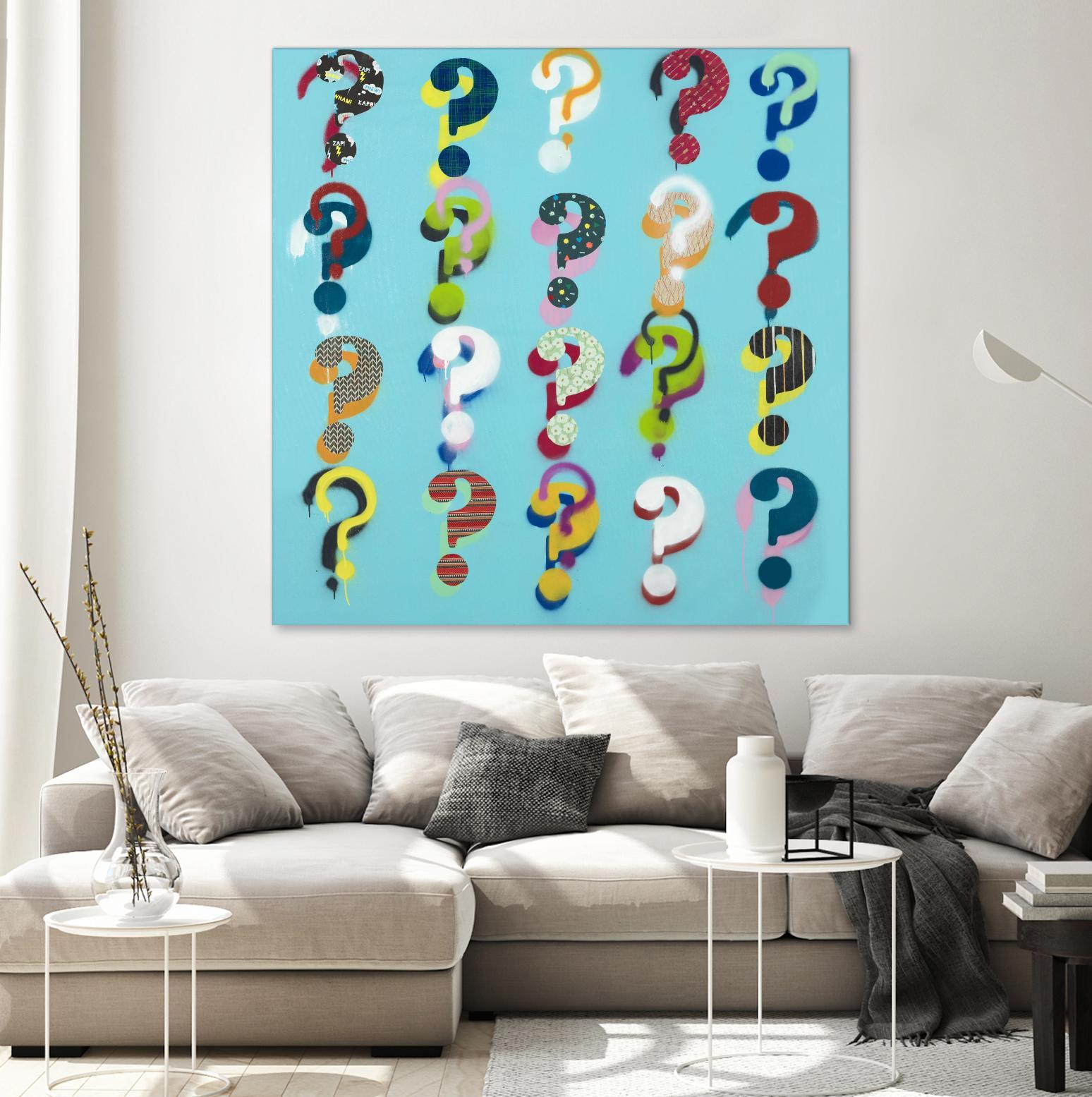 Pop the Question by Daleno Art on GIANT ART - abstract