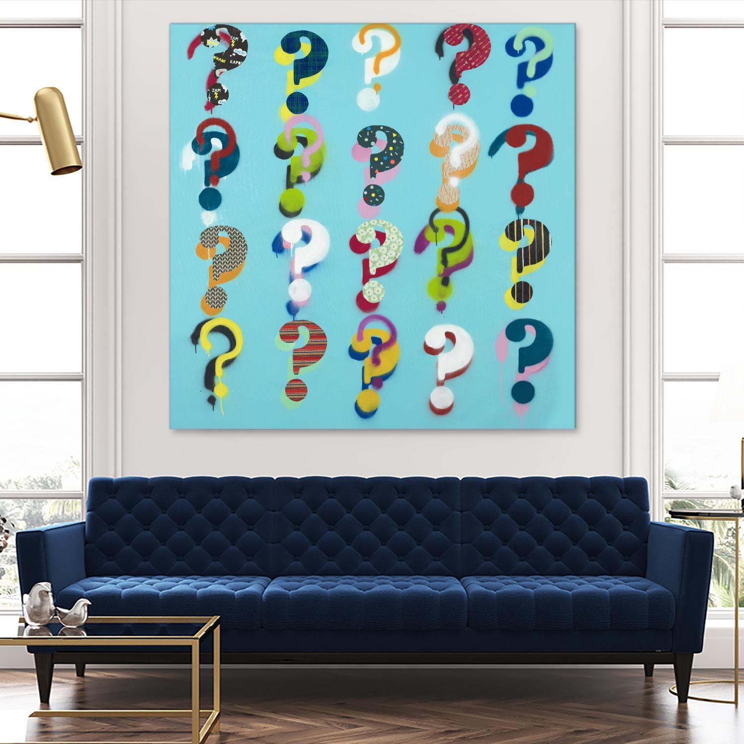 Pop the Question by Daleno Art on GIANT ART - abstract