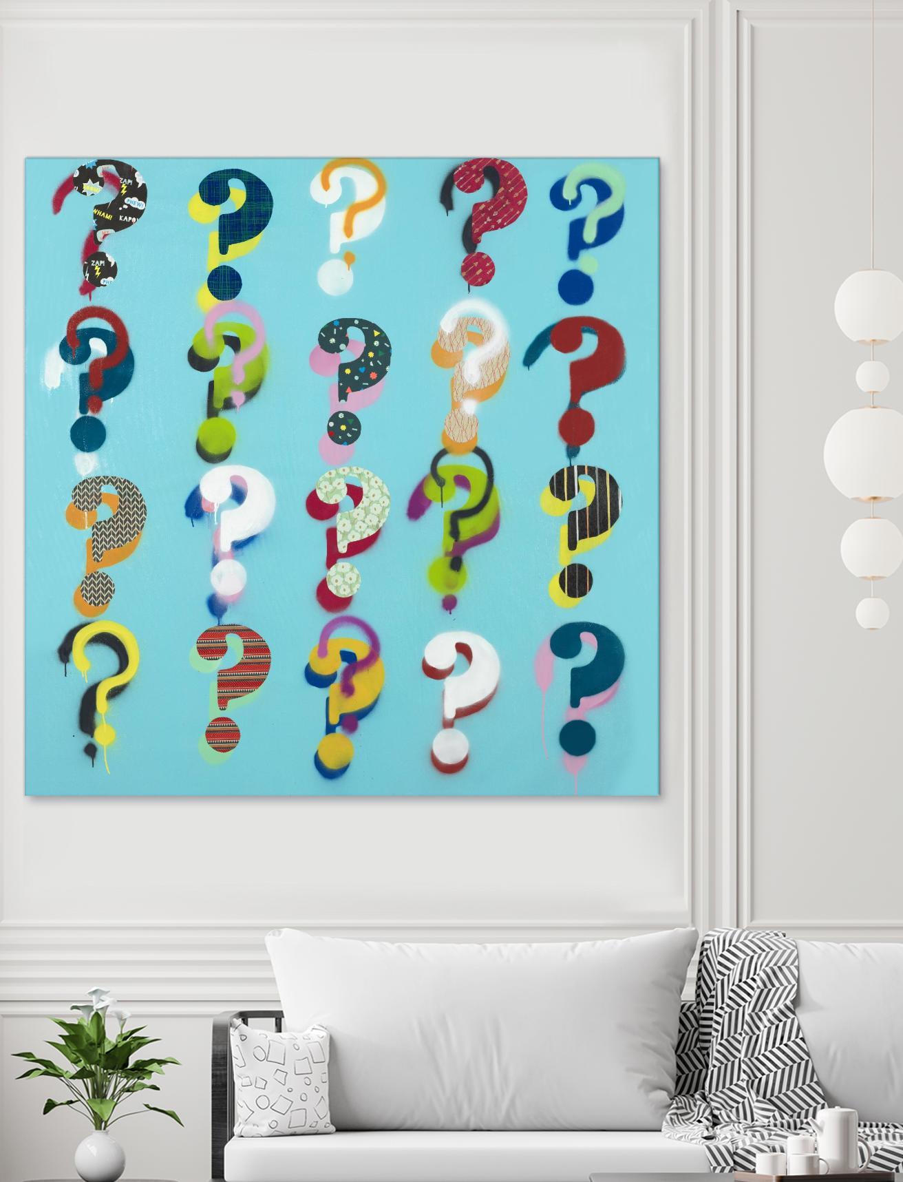 Pop the Question by Daleno Art on GIANT ART - abstract