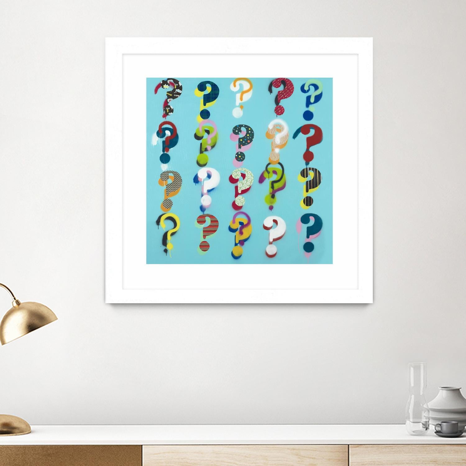 Pop the Question by Daleno Art on GIANT ART - abstract