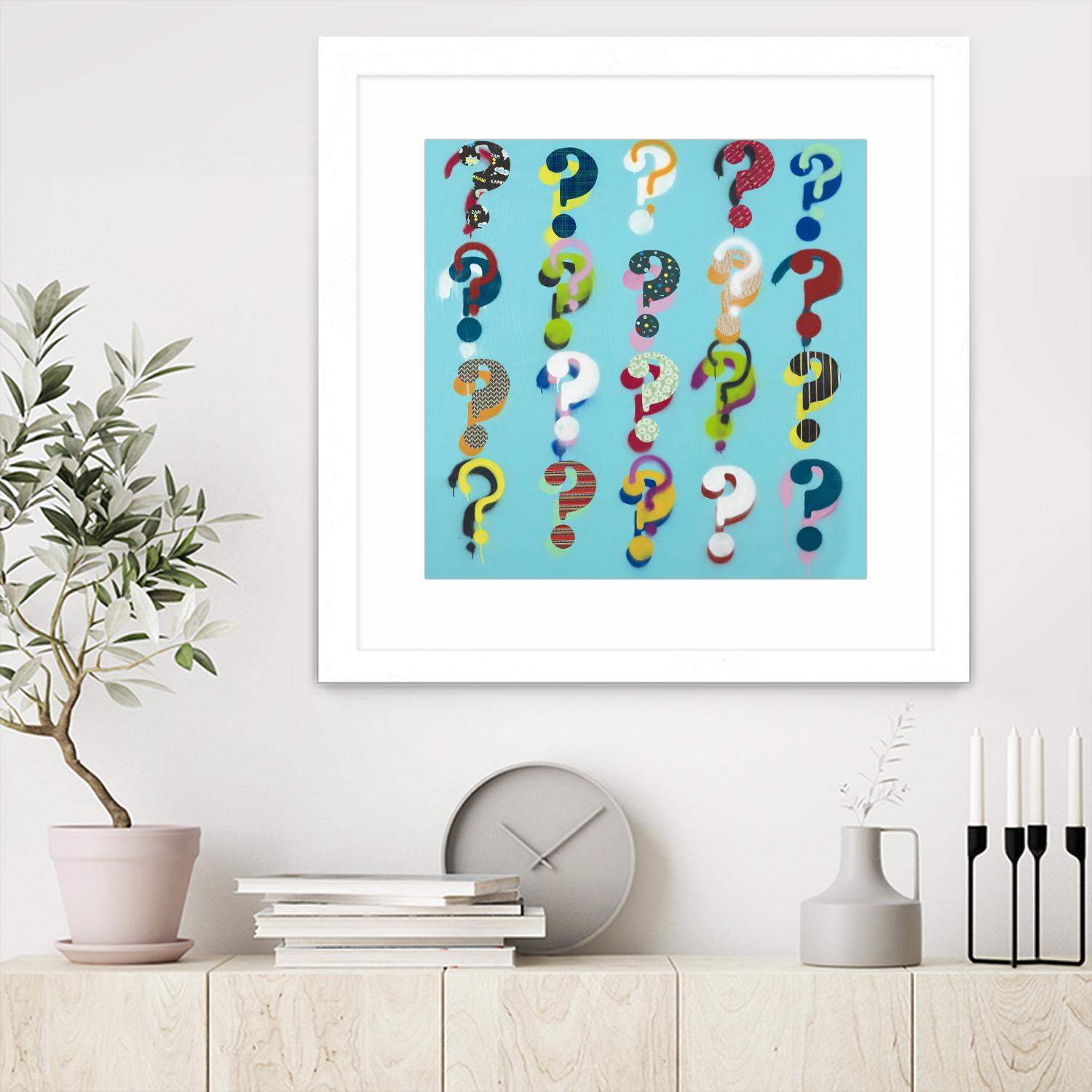 Pop the Question by Daleno Art on GIANT ART - abstract