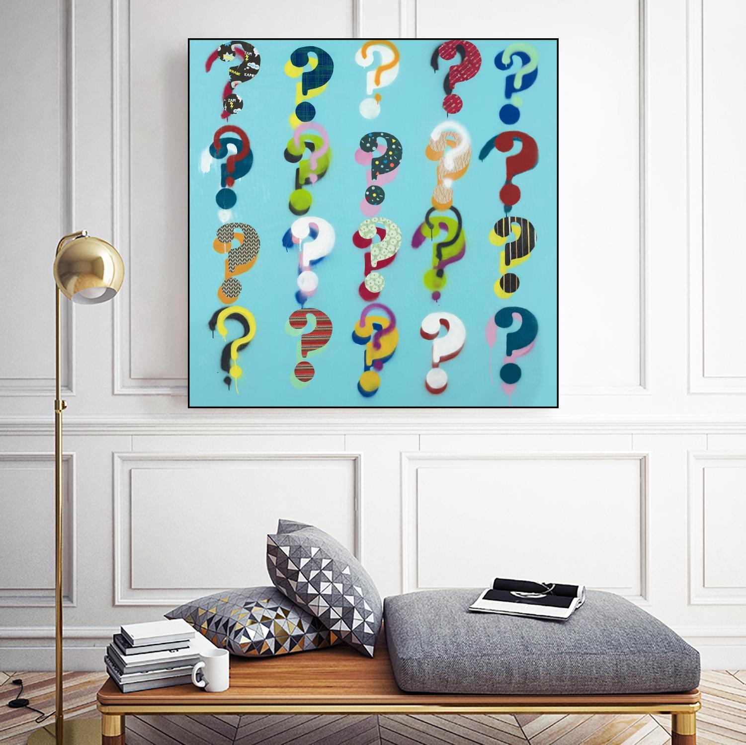 Pop the Question by Daleno Art on GIANT ART - abstract