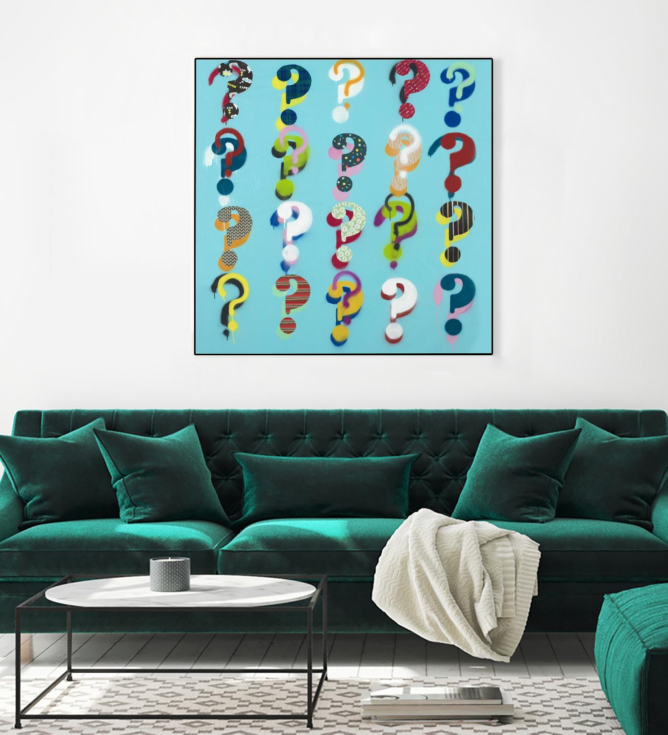 Pop the Question by Daleno Art on GIANT ART - abstract