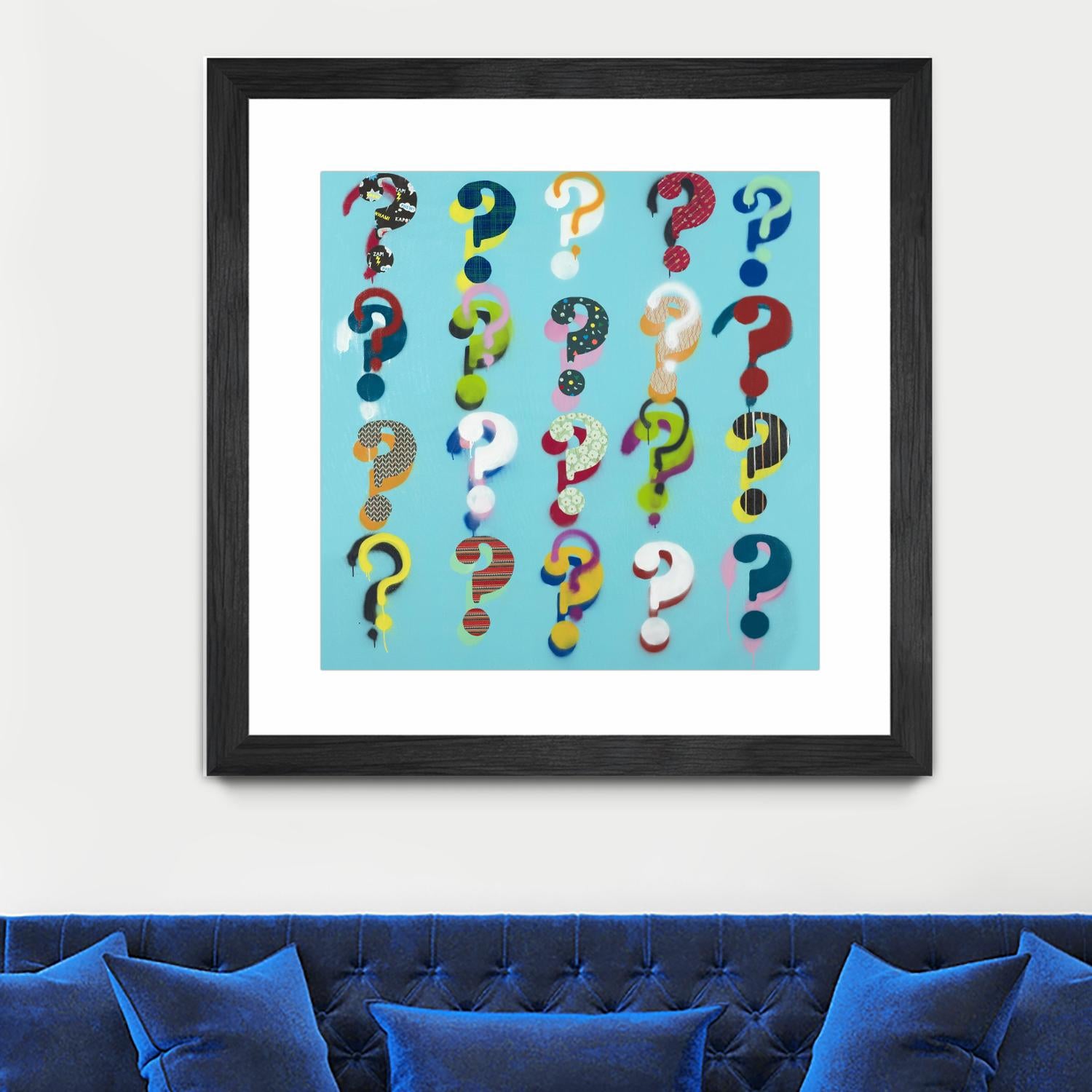 Pop the Question by Daleno Art on GIANT ART - abstract