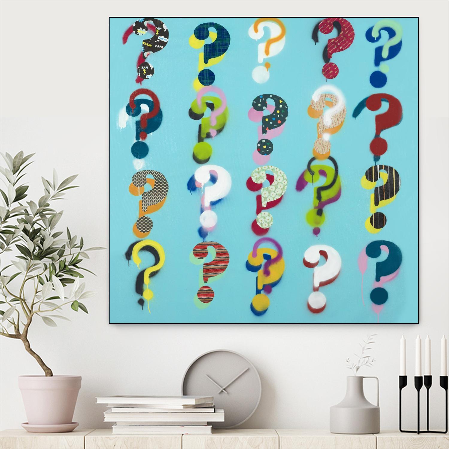 Pop the Question by Daleno Art on GIANT ART - abstract