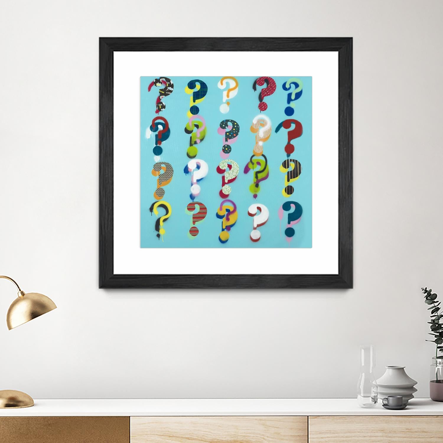 Pop the Question by Daleno Art on GIANT ART - abstract