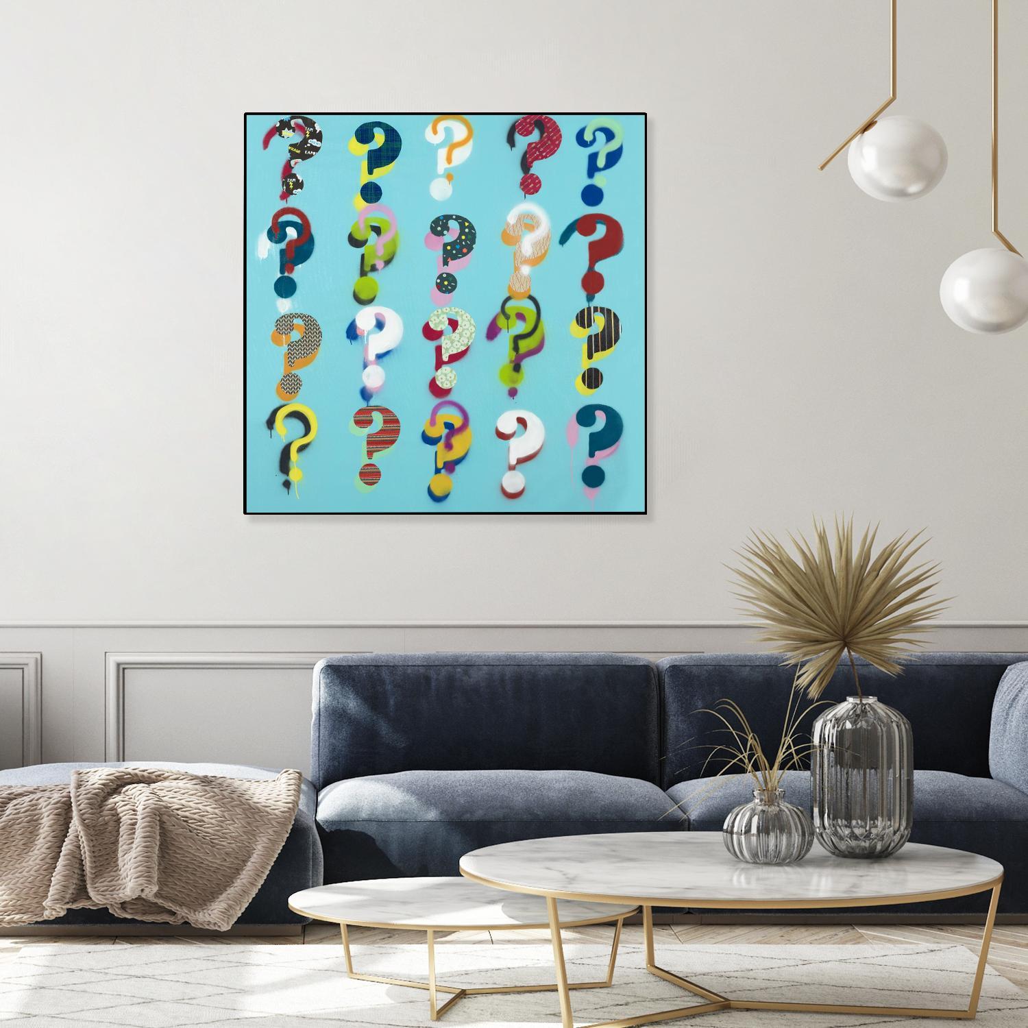 Pop the Question by Daleno Art on GIANT ART - abstract