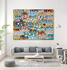 Its Time for Hope by Daleno Art on GIANT ART - red abstract writing