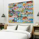 Its Time for Hope by Daleno Art on GIANT ART - red abstract writing