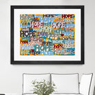 Its Time for Hope by Daleno Art on GIANT ART - red typography writing