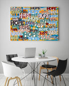 Its Time for Hope by Daleno Art on GIANT ART - red typography writing