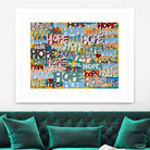 Its Time for Hope by Daleno Art on GIANT ART - red typography writing