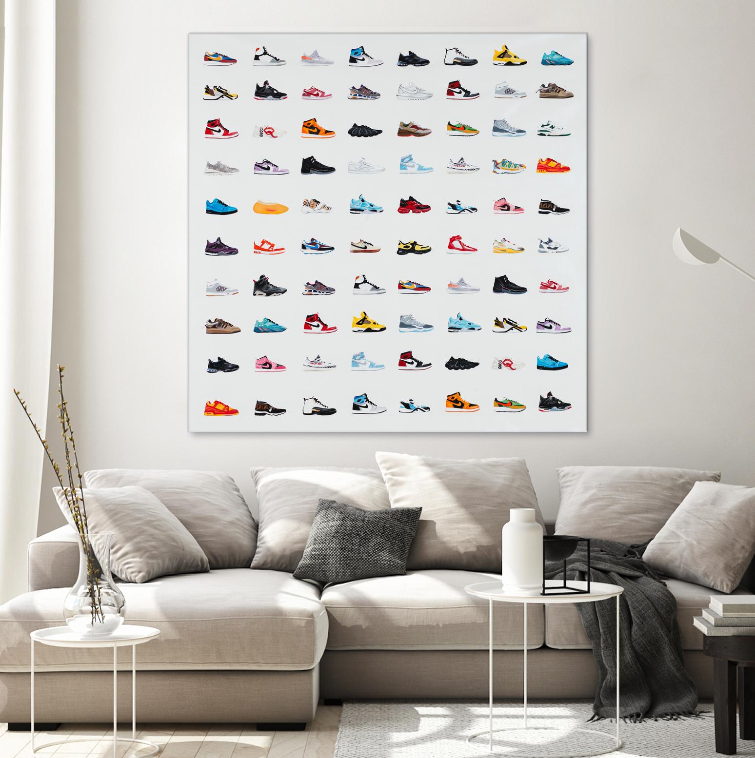 Life Is Short Buy The Shoes by Daleno Art on GIANT ART - orange digital pop