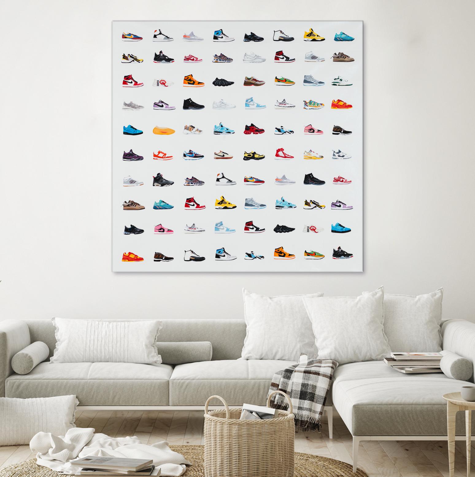 Life Is Short Buy The Shoes by Daleno Art on GIANT ART - orange digital pop