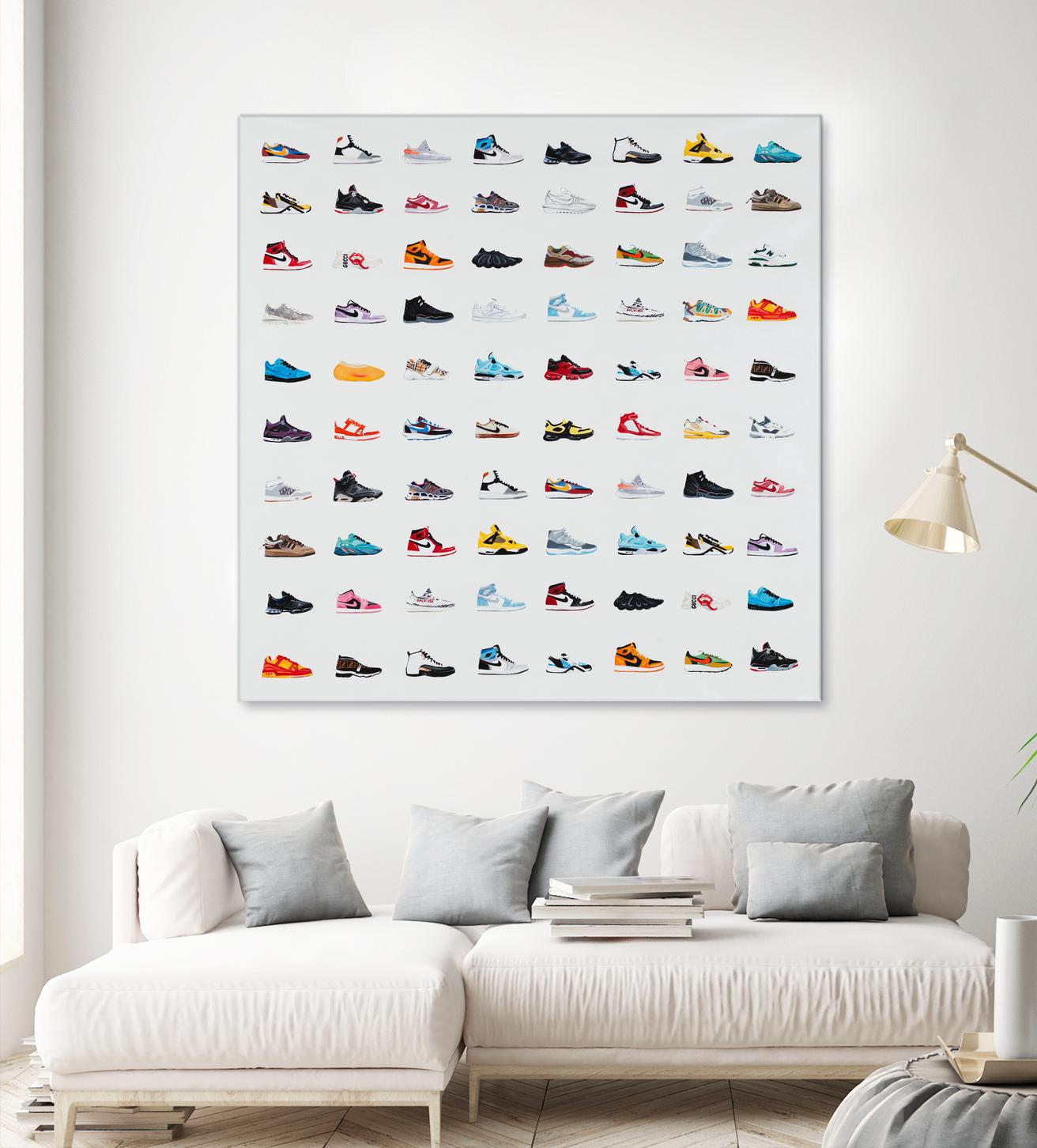 Life Is Short Buy The Shoes by Daleno Art on GIANT ART - orange digital pop