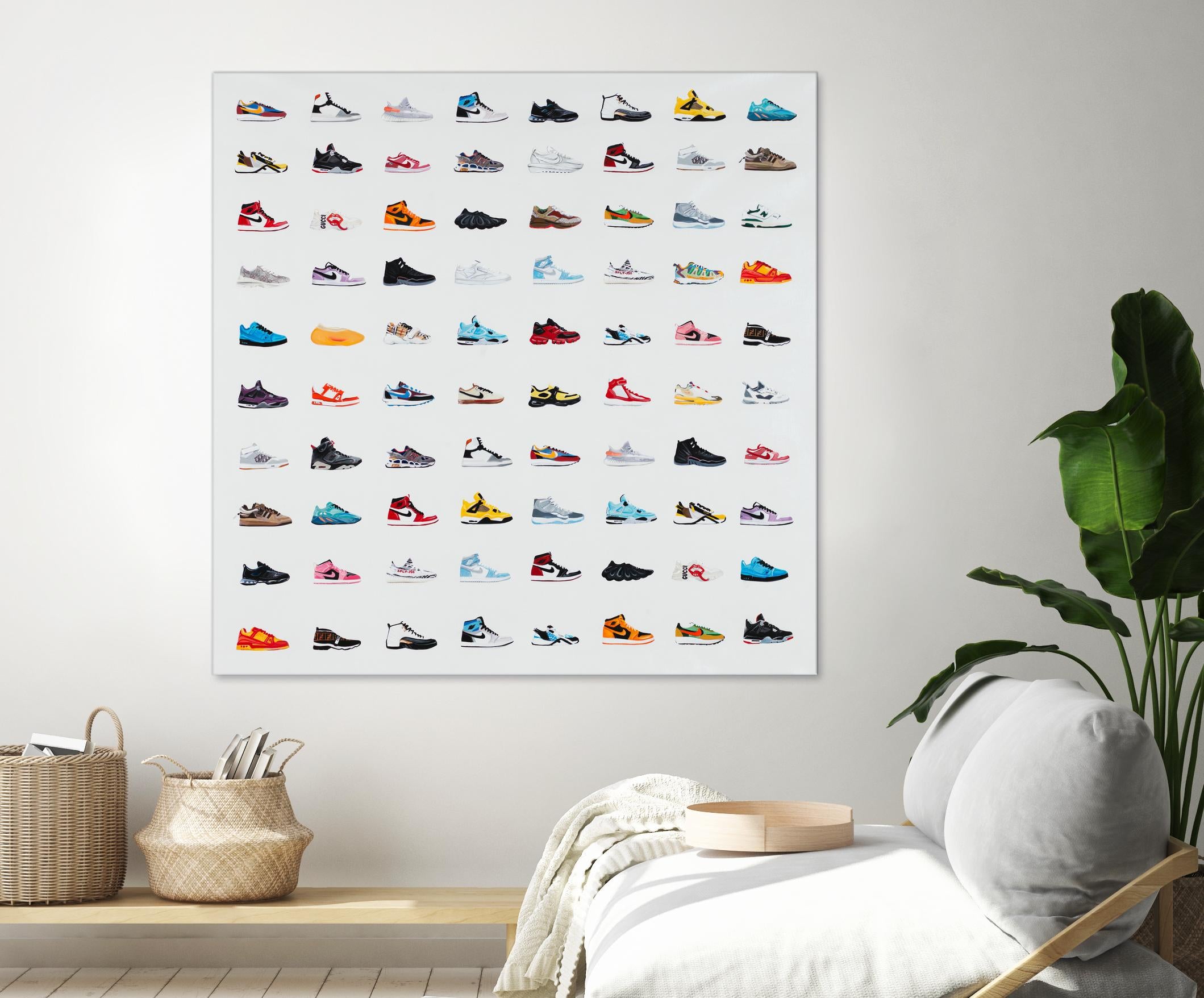 Life Is Short Buy The Shoes by Daleno Art on GIANT ART - orange digital pop