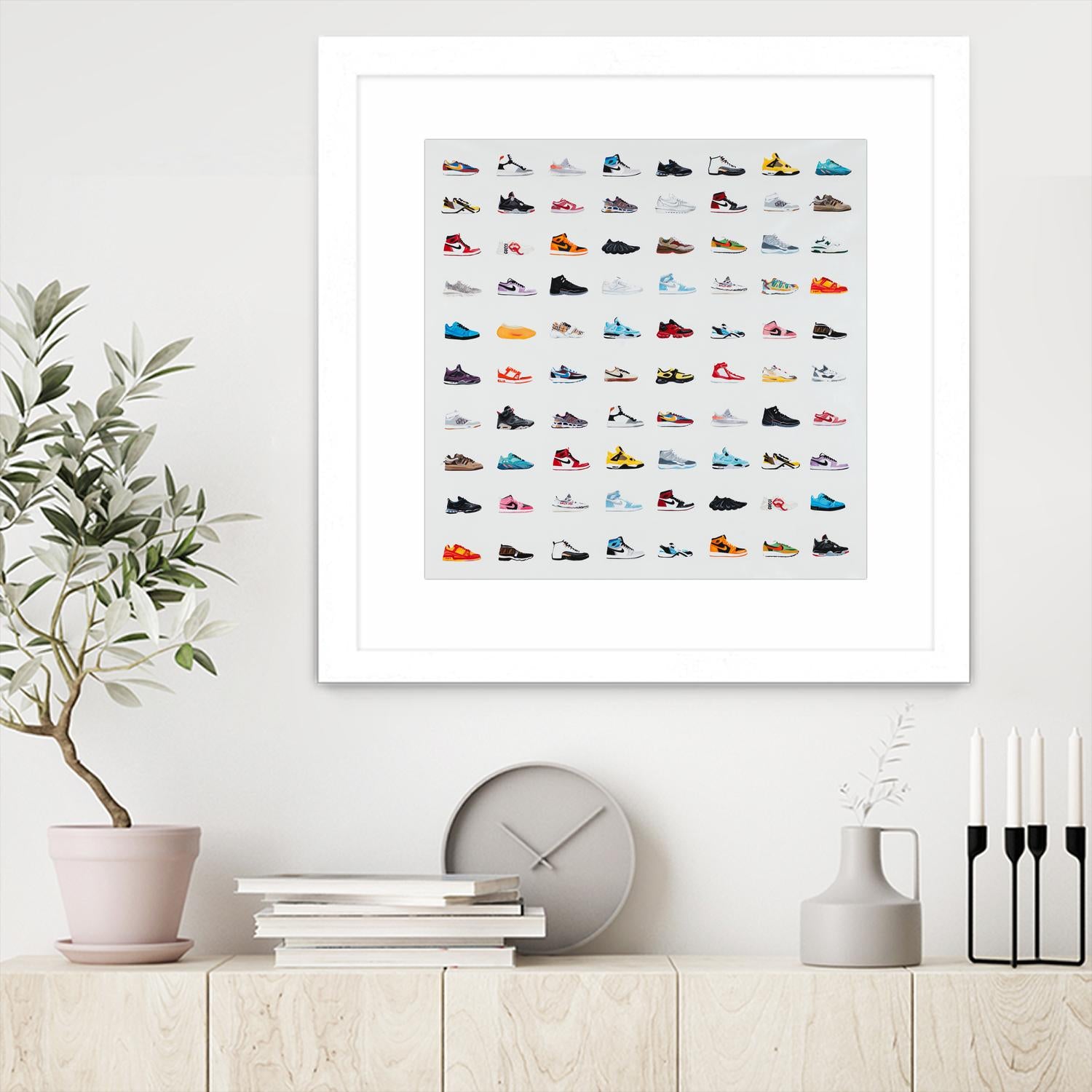 Life Is Short Buy The Shoes by Daleno Art on GIANT ART - orange digital pop
