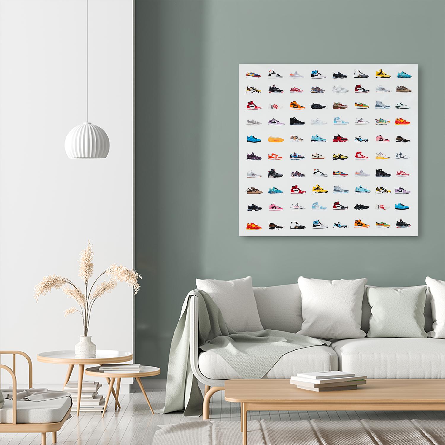 Life Is Short Buy The Shoes by Daleno Art on GIANT ART - orange digital pop