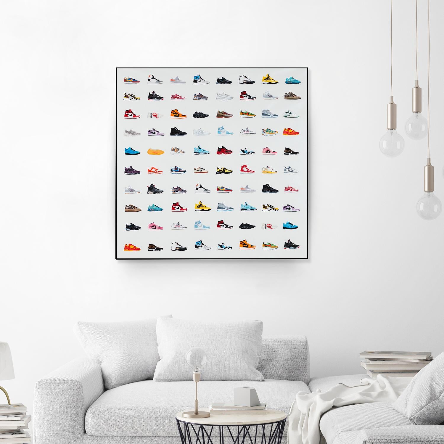Life Is Short Buy The Shoes by Daleno Art on GIANT ART - orange digital pop